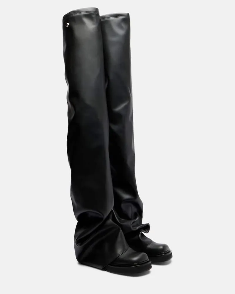 ATTICO Overknee-Stiefel Robin Schwarz