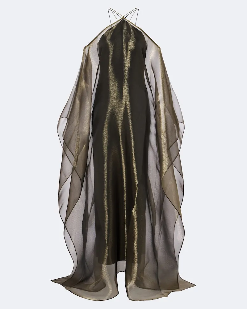 Taller Marmo Kaftan Sza Sza aus Organza Gold