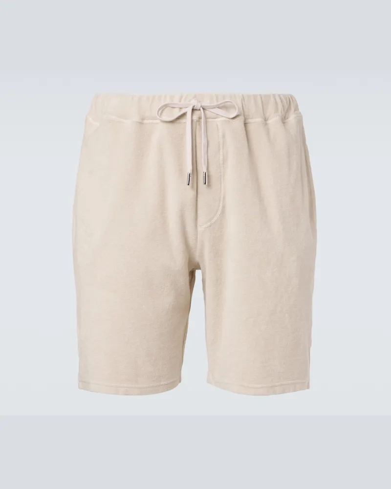 Fedeli Shorts aus Frottee Beige