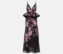 Robe Dawning aus Leinen und Seide