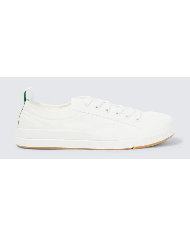 Bottega Veneta Sneakers aus Canvas Weiss