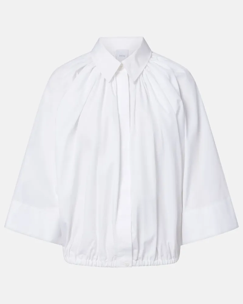 Patou Hemd aus Baumwolle Weiß