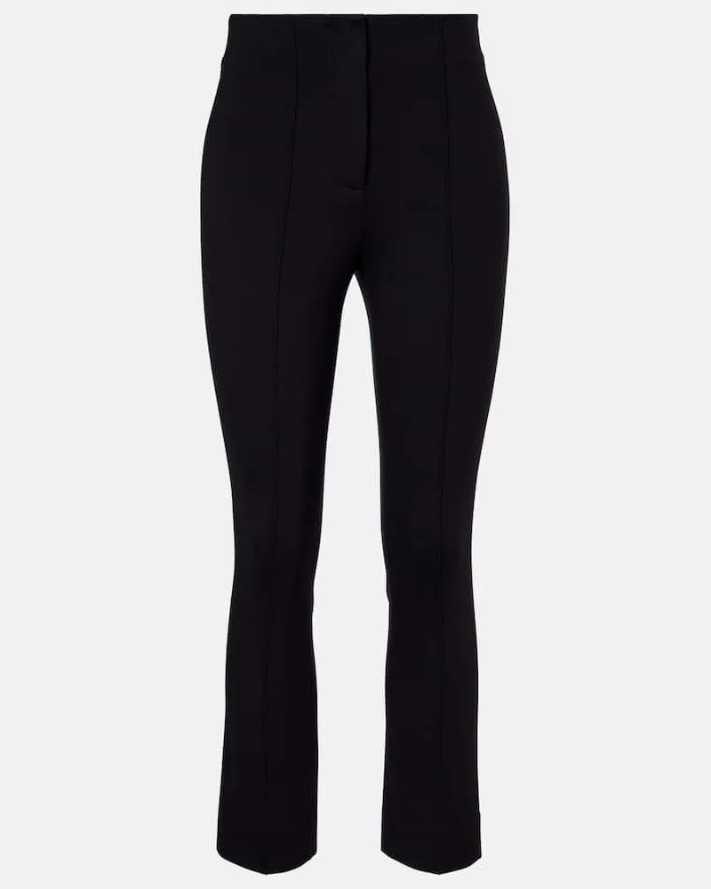 Veronica Beard Schmale Cropped-Hose Kean Schwarz