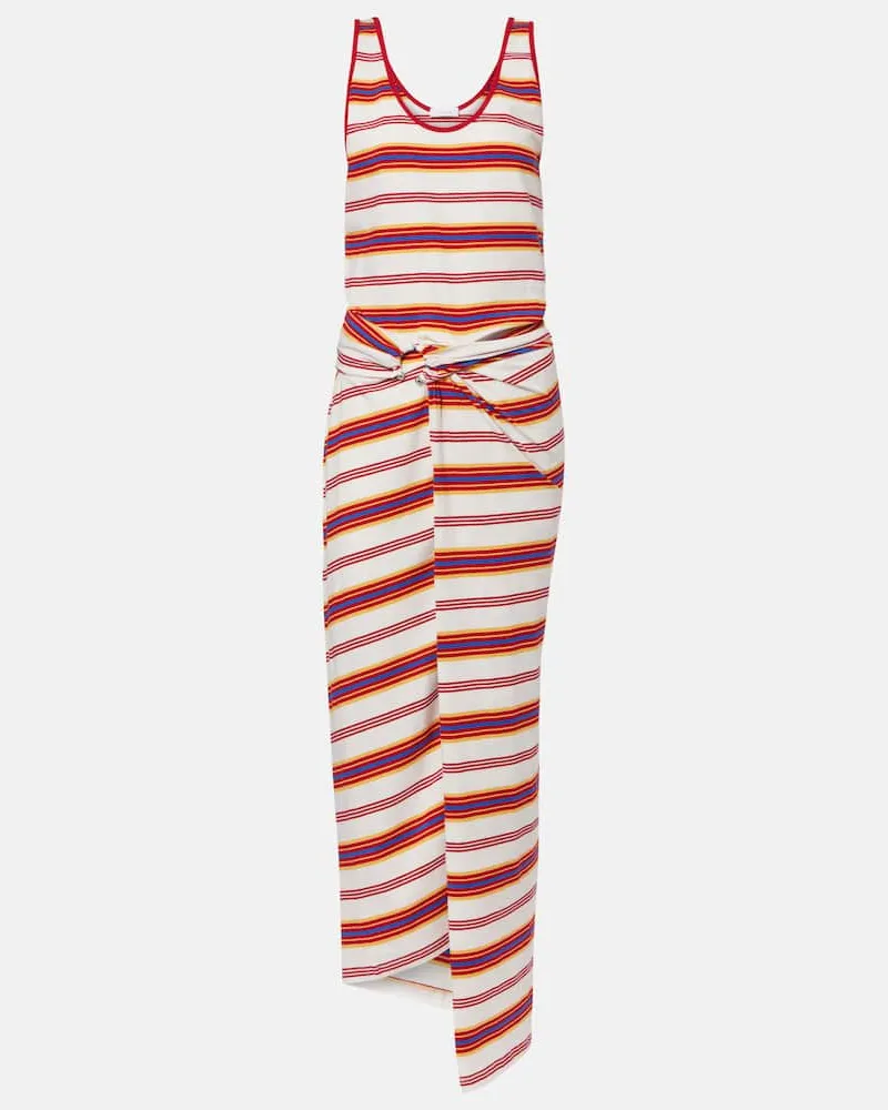 Paco Rabanne Maxikleid aus Jersey Multicolor