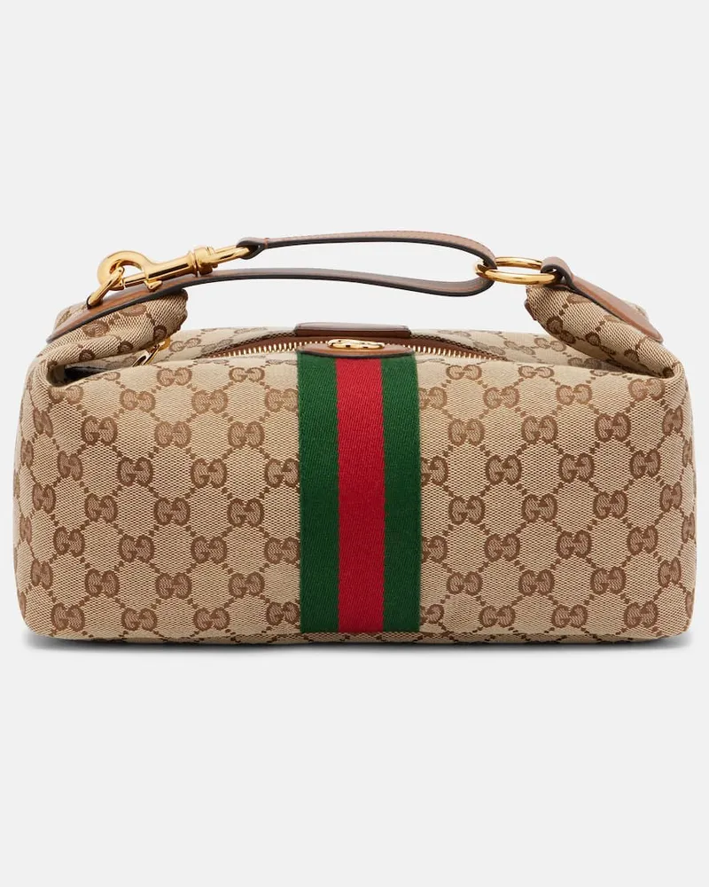 Gucci Tote Bag Gucci Vanity GG Medium aus Canvas Beige