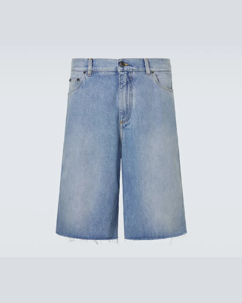 Dolce & Gabbana Bermuda-Shorts aus Denim Blau