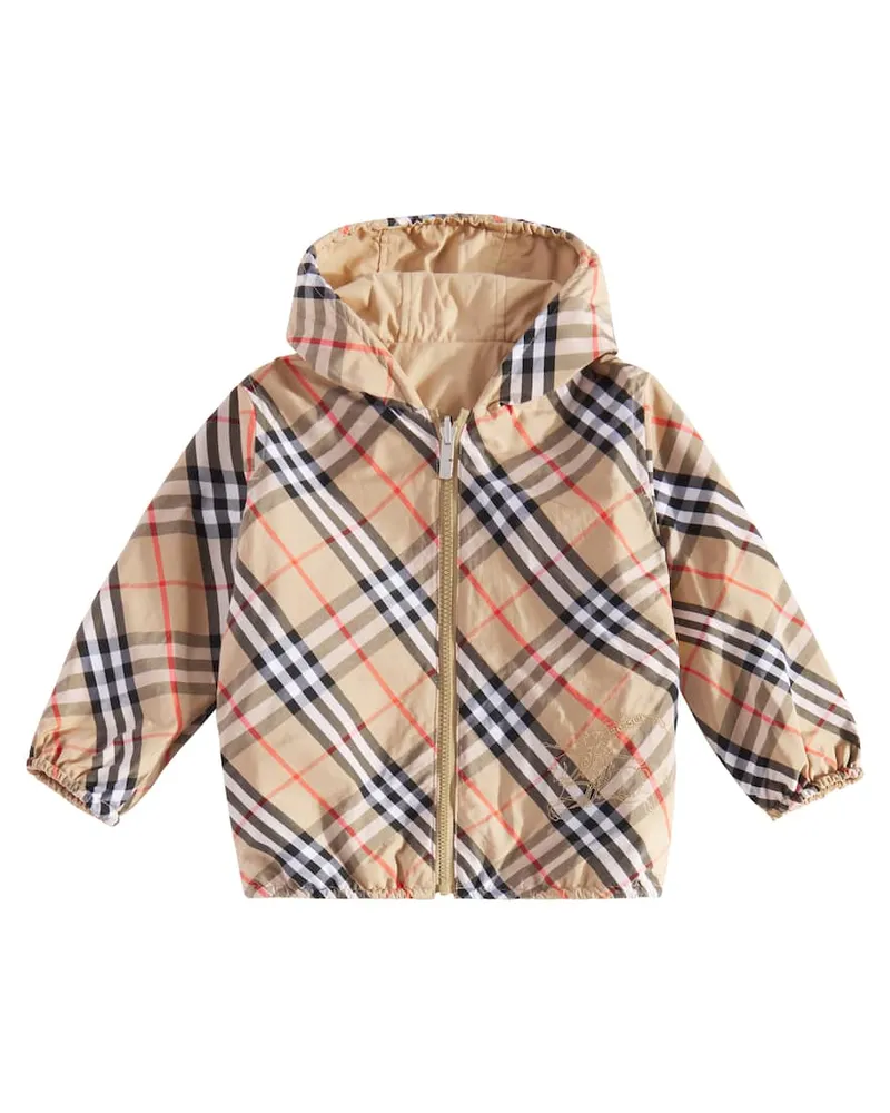 Burberry Wendbare Jacke Burberry Check Beige