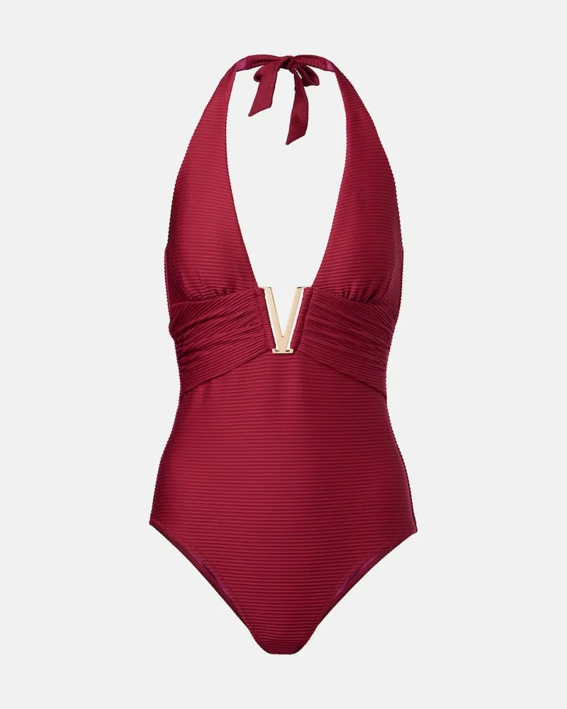 Heidi Klein Badeanzug Cassis Burgunderrot