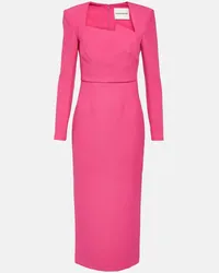 Roland Mouret Midikleid Pink