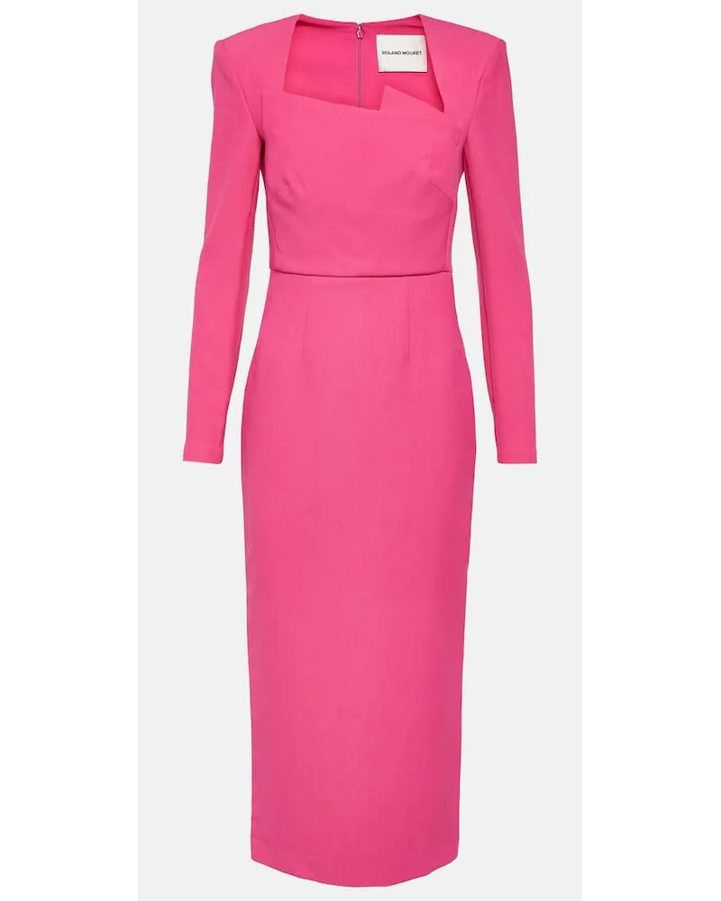 Roland Mouret Midikleid Pink