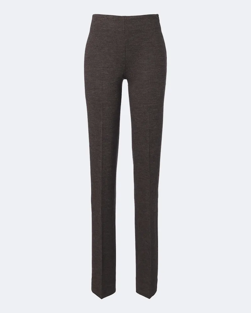 Ralph Lauren Gerade Hose Macy aus Woll-Jersey Grau