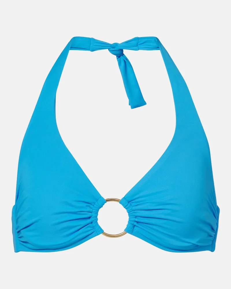 Melissa Odabash Bikini-Oberteil Brussels Blau