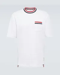 Thom Browne T-Shirt aus Baumwolle Weiss