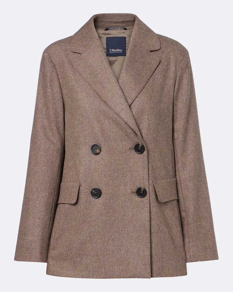 Max Mara Blazer aus Wolle Braun