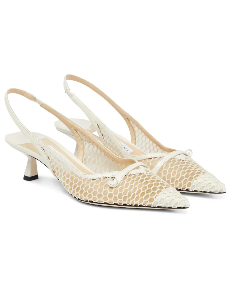 Jimmy Choo Slingback-Pumps Amita 45 Beige