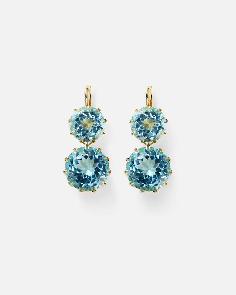 Ileana Makri Ohrringe aus 18kt Gelbgold mit Topas Gold