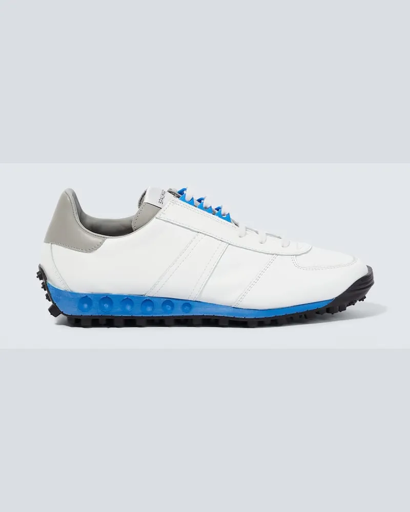Comme des Garçons Comme des Garçons Homme Deux X Spalwart Sneakers Zodiac aus Leder Weiß