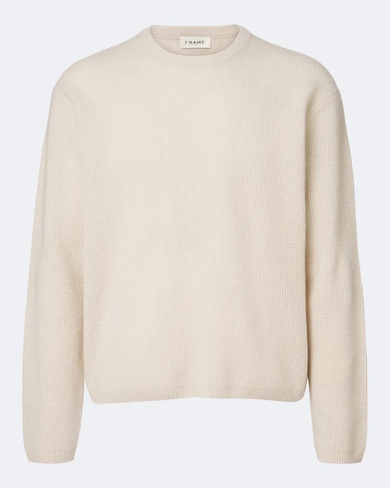 Frame Denim Pullover aus Wolle und Kaschmir Weiß