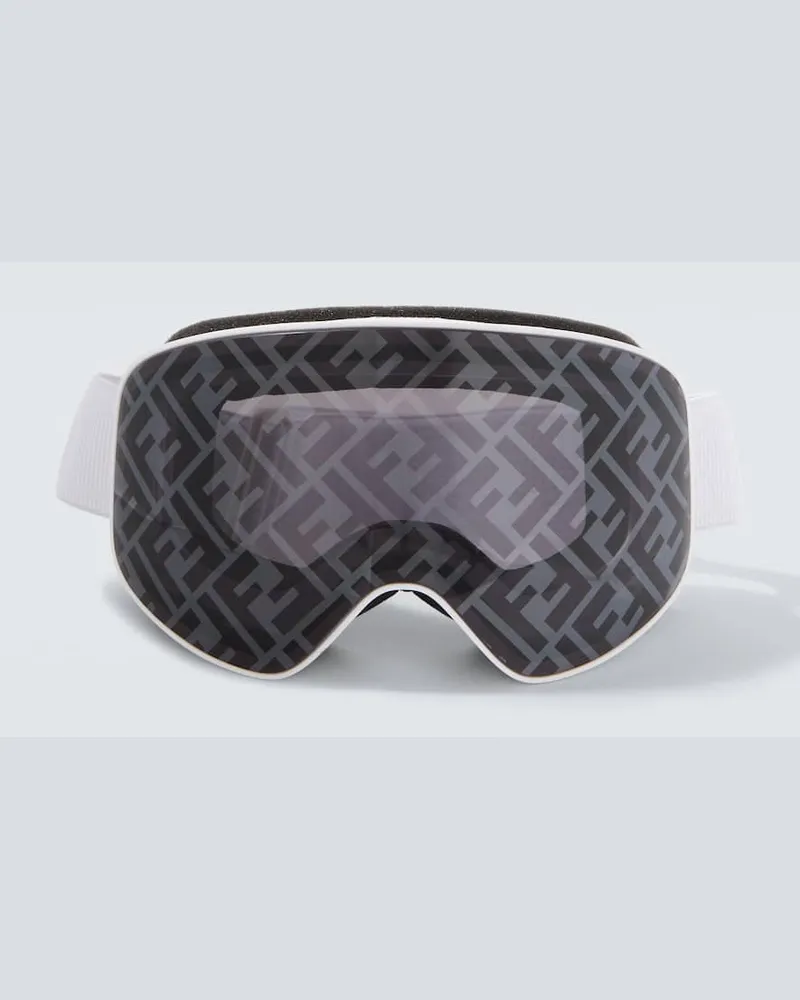 Fendi Skibrille Weiß