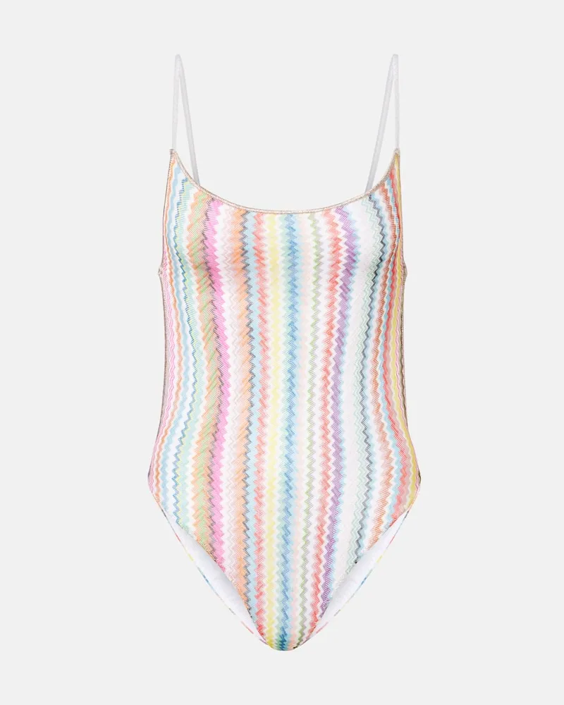 Missoni Badeanzug Zig Zag Multicolor