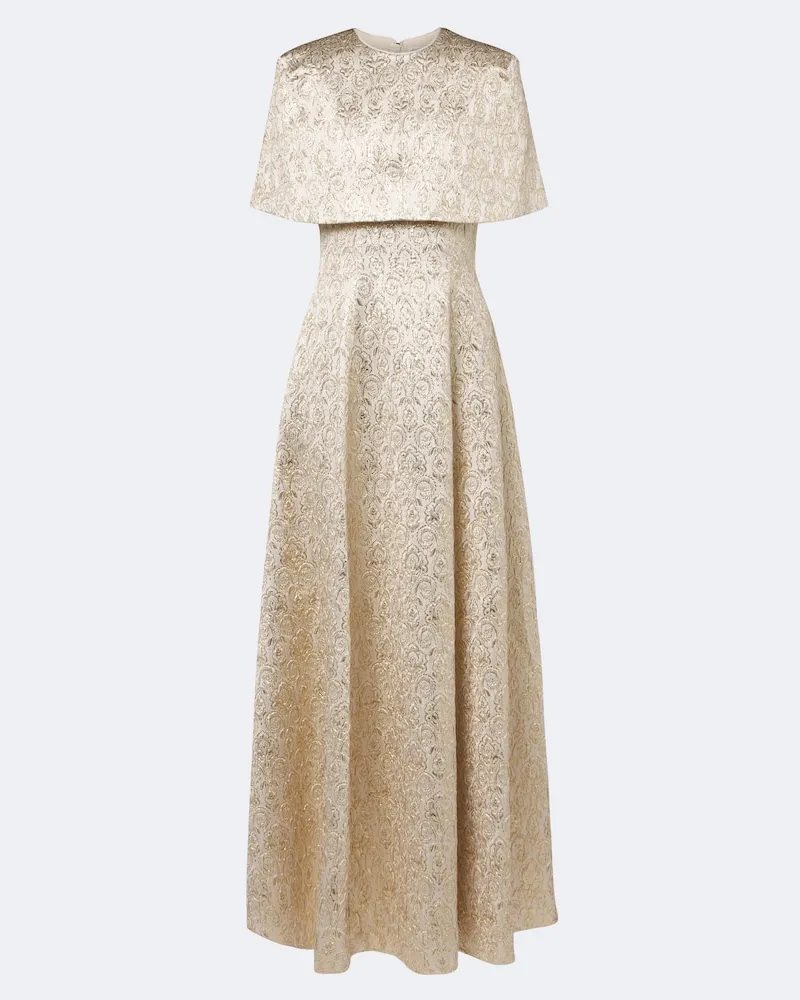 EMILIA WICKSTEAD Robe Lucretia aus Jacquard Gold