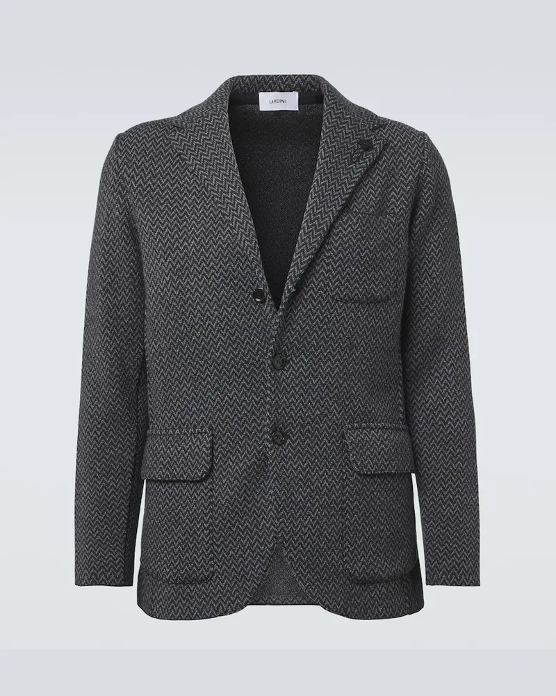 LARDINI Blazer aus Schurwolle Grau