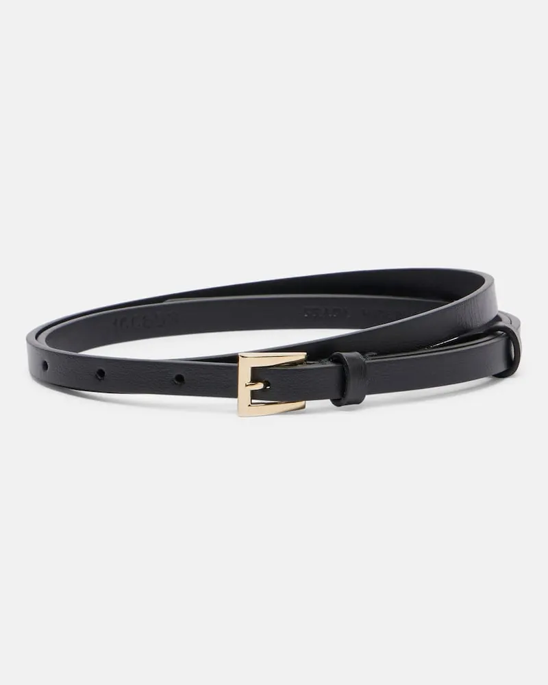 Prada Gürtel aus Leder Schwarz