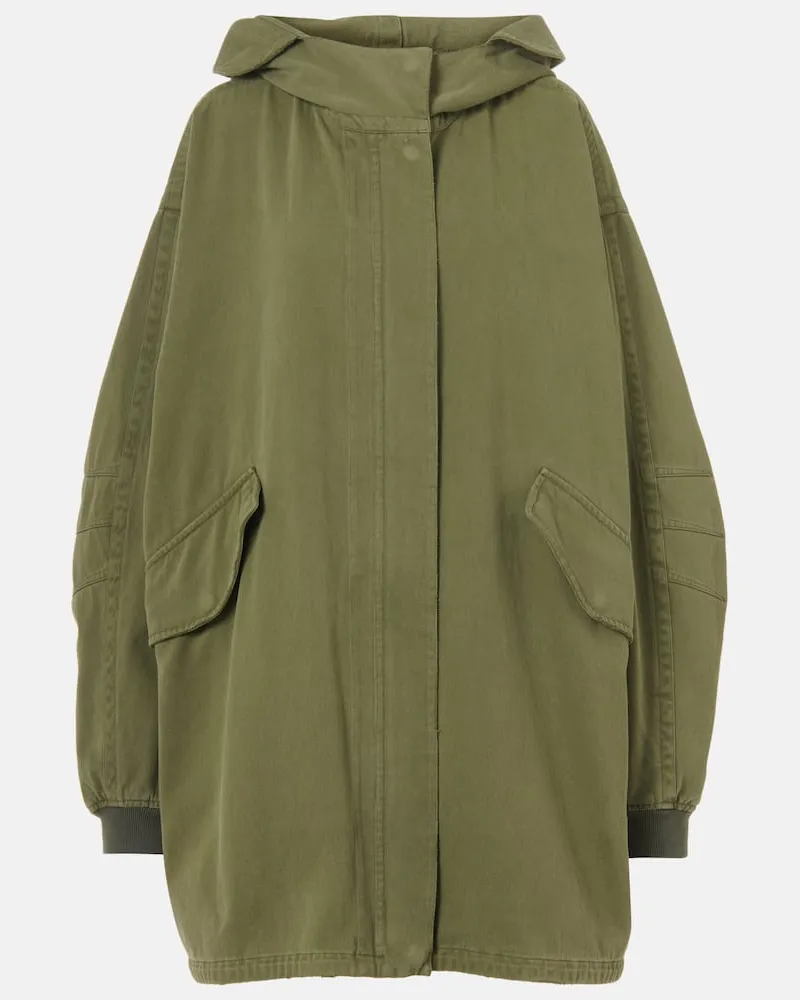 The Row Oversize-Jacke Kemeta aus Canvas Grün