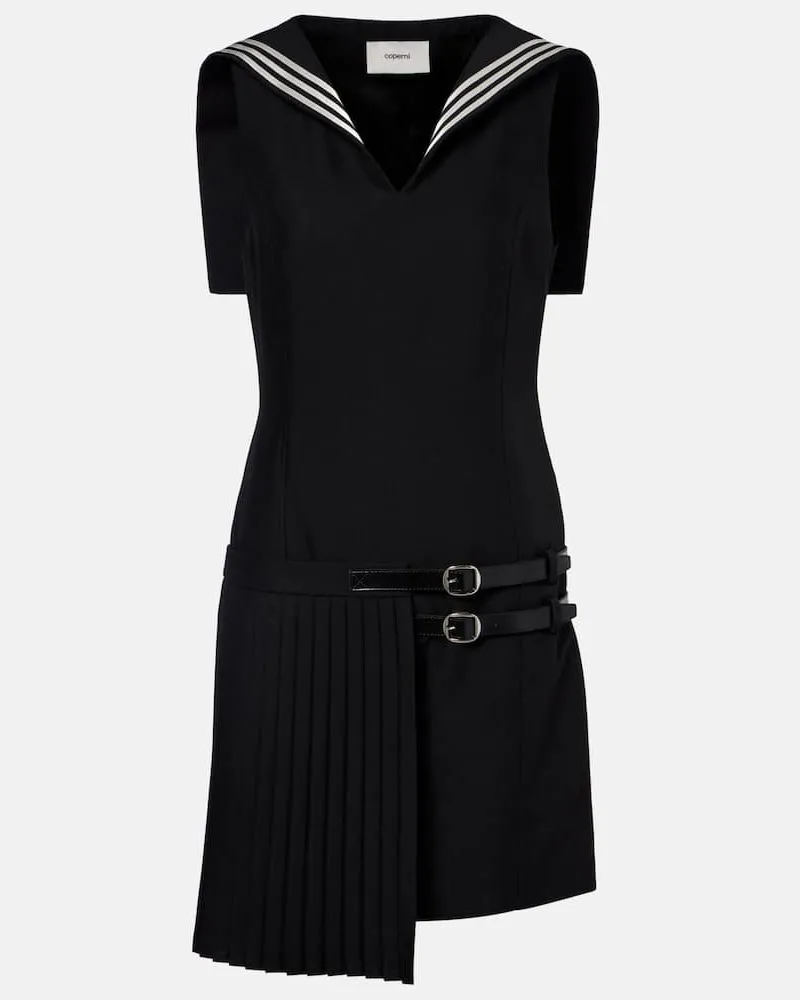 COPERNI Minikleid aus Jersey Schwarz