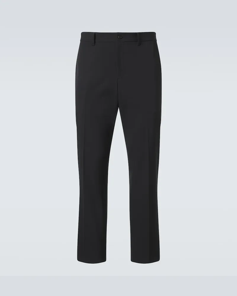 Prada Gerade Hose Schwarz