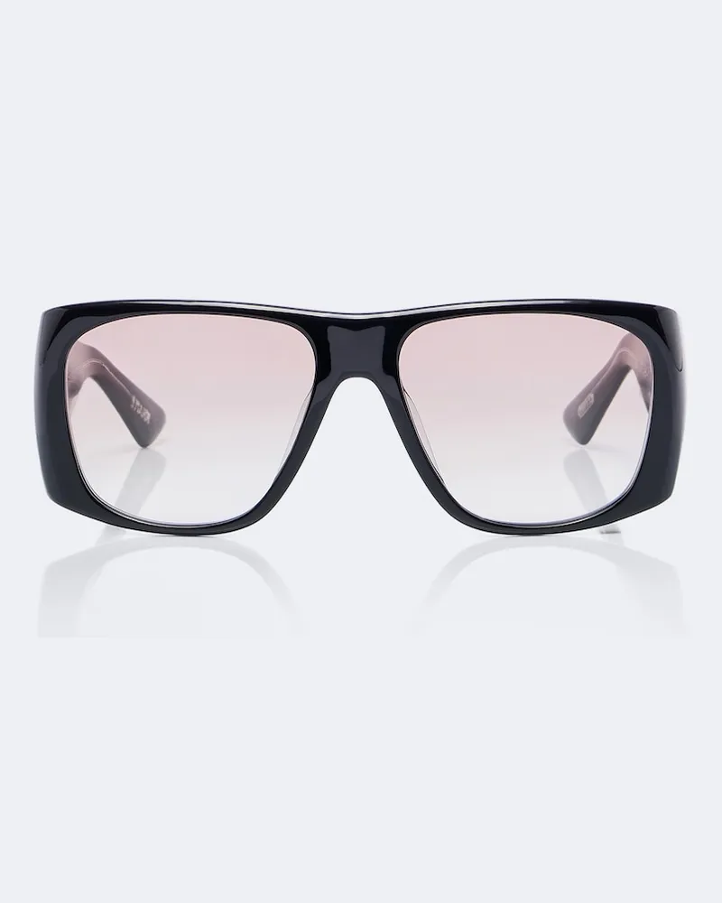 KHAITE X Oliver Peoples Overzise-Sonnenbrille 1965C Schwarz