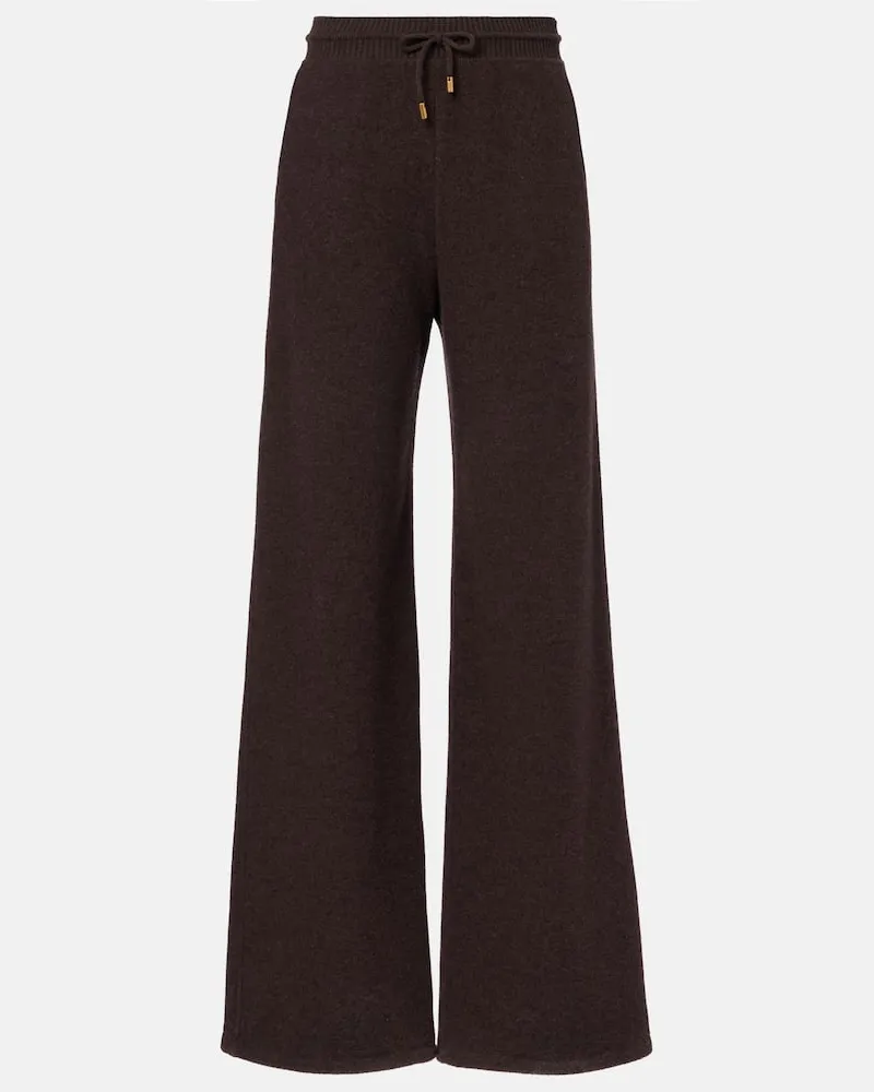 Loro Piana Jogginghose North Woods aus Wolle Braun