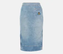 Bleistiftrock Orb aus Denim