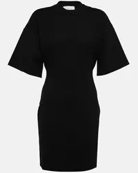 SPORTMAX Minikleid Ornati aus Jersey Schwarz