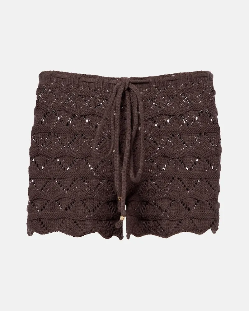 BANANHOT Shorts Mina aus einem Baumwollgemisch Braun