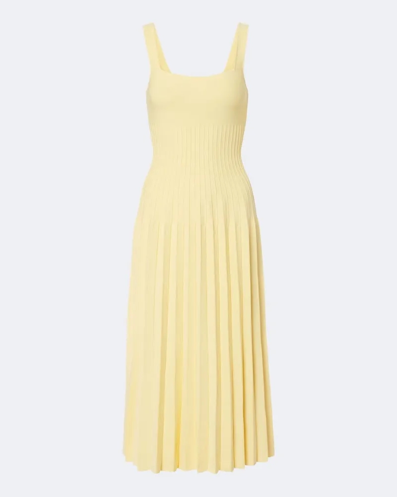 STAUD Maxikleid Ellison Gelb