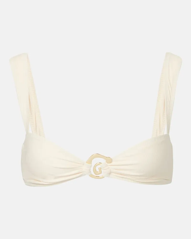 SAME Bikini-Oberteil Spiral Beige