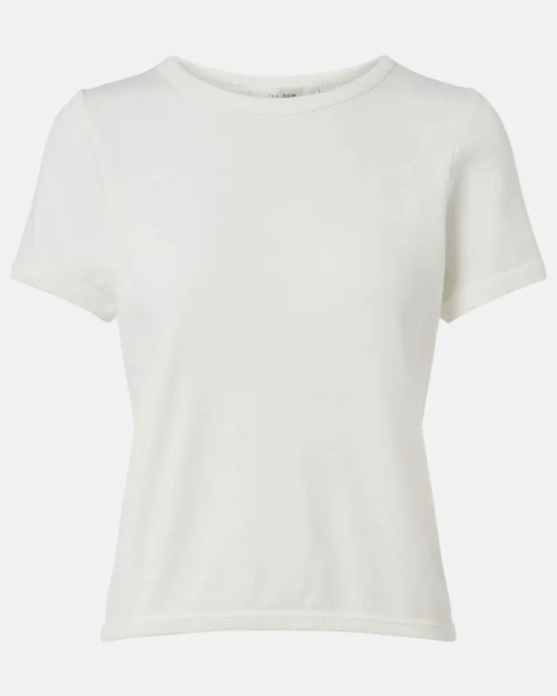The Row T-Shirt Torya aus Baumwoll-Jersey Weiß