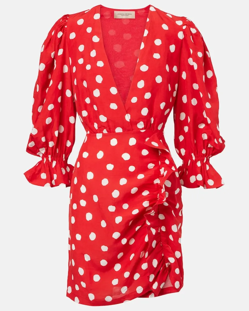Adriana Degreas Minikleid Rot