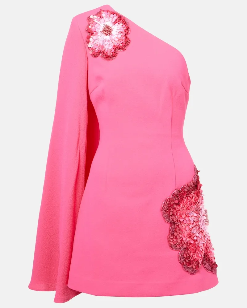 Rebecca Vallance Verziertes Minikleid Layana Pink