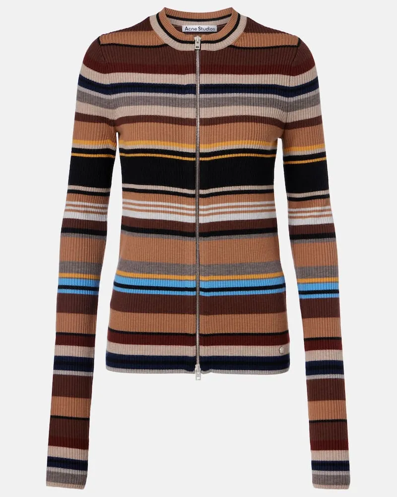 Acne Studios Cardigan Kilian aus Wolle Multicolor