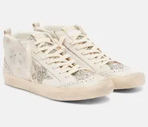High-Top Sneakers Mid Star aus Veloursleder