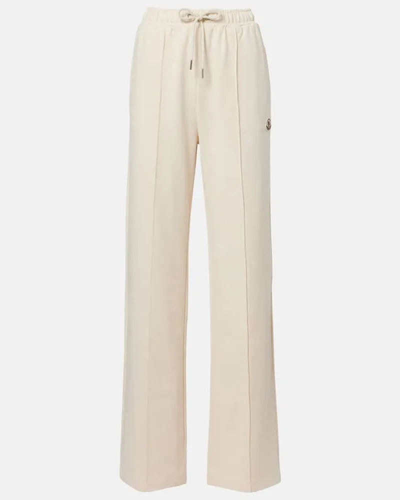 Moncler Jogginghose aus Baumwolle Weiß