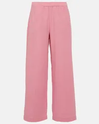 Velvet Hose Jerry aus Baumwoll-Gaze Pink