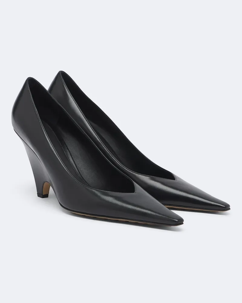 Bottega Veneta Pumps Adut aus Leder Schwarz