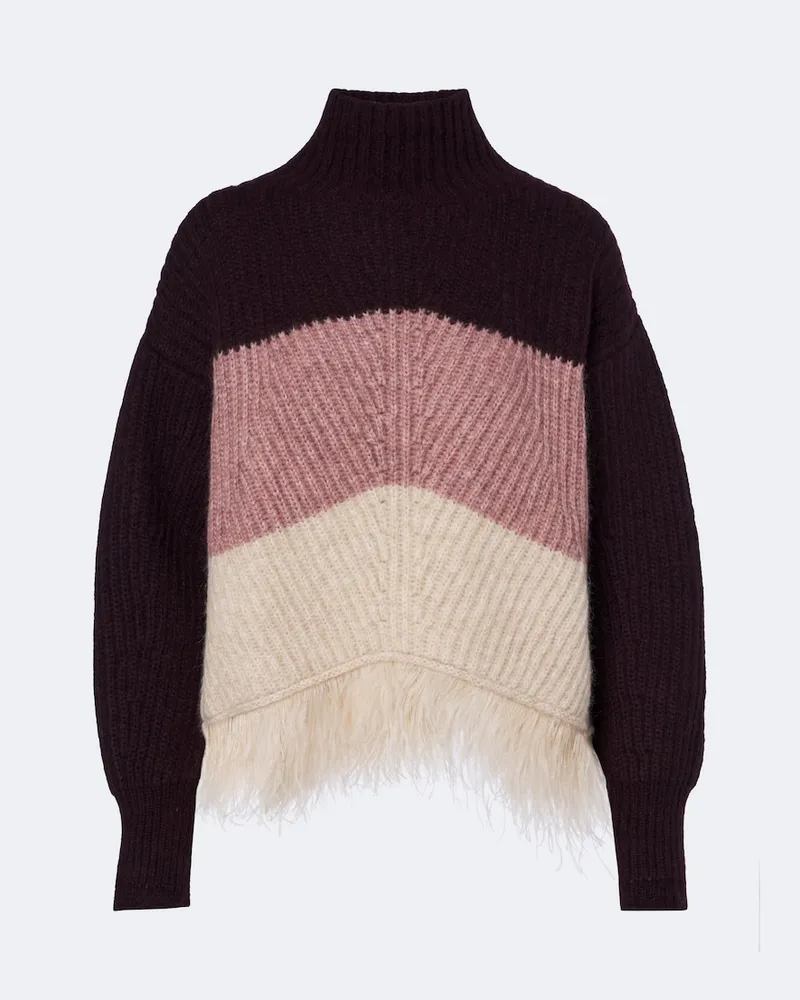 La DoubleJ Pullover High Kick aus einem Alpakawollgemisch Multicolor