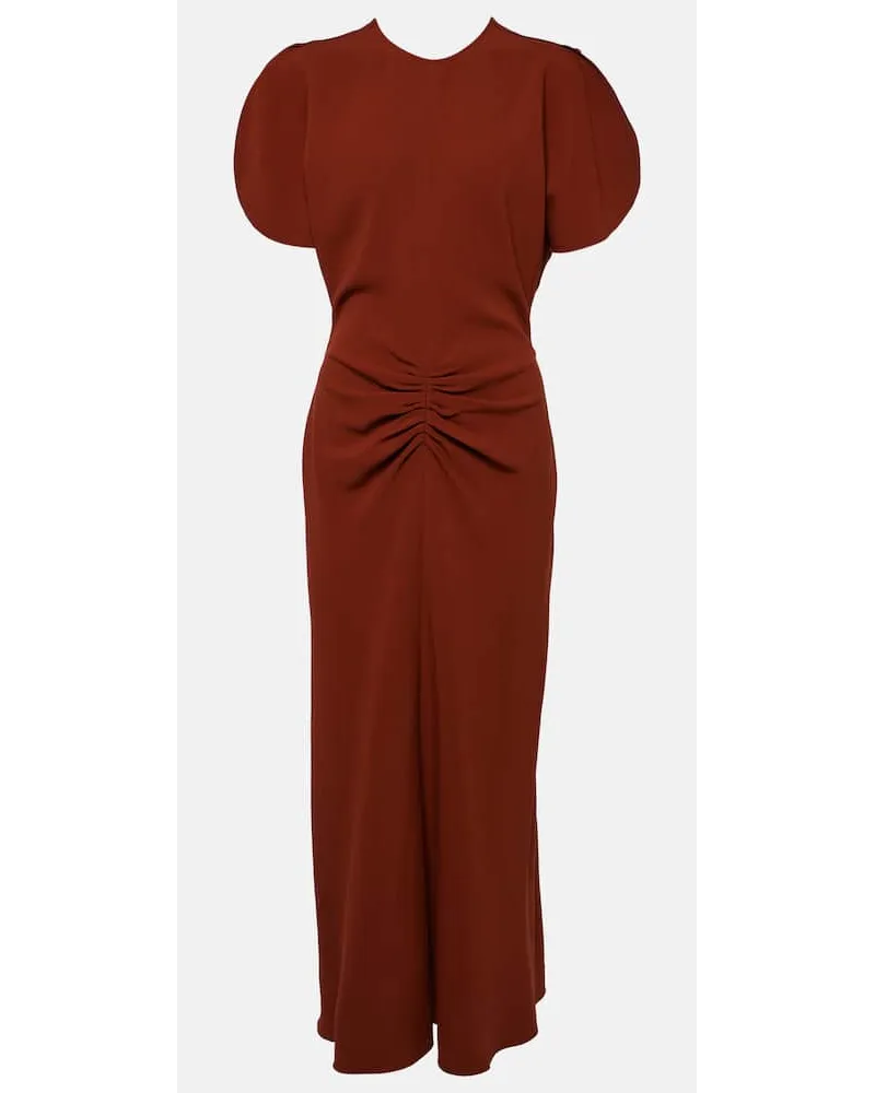 Victoria Beckham Midikleid Rot