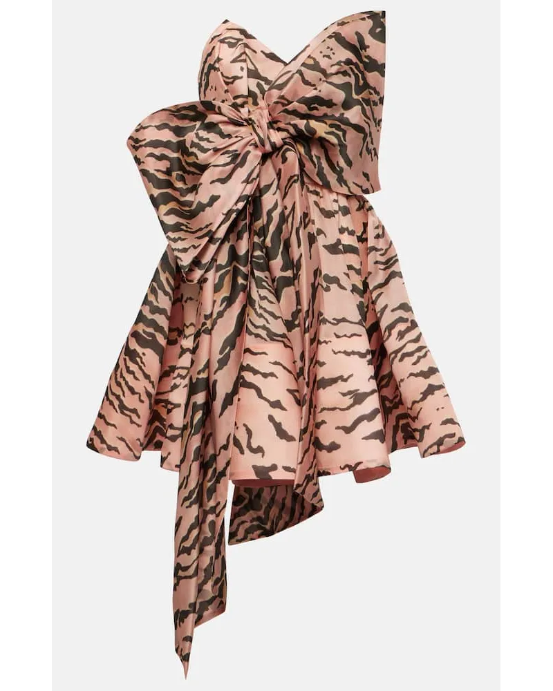 Zimmermann Minikleid Matchmaker aus Seide Pink