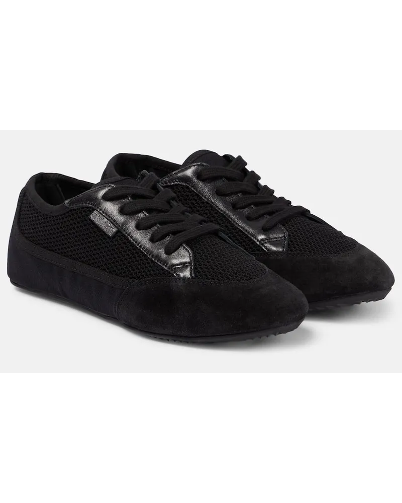 The Row Sneakers Owen City mit Leder Schwarz