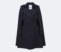 Cape Burberry Check aus Wolle